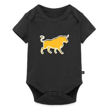 Un taureau sauvage - Body à manches courtes Premium Bébé - noir - Devant