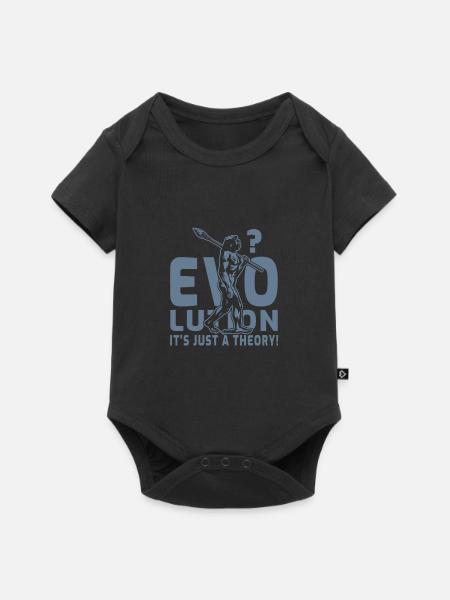 Neandertaler - Baby Premium Kurzarmbody - Schwarz