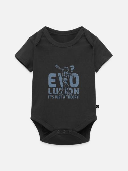 Neandertaler - Baby Premium Kurzarmbody - Schwarz