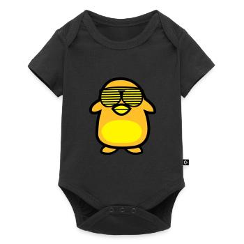 pingouin cool - Body à manches courtes Premium Bébé - noir - Devant