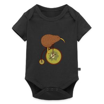 Nouvelle-Zélande Idée cadeau New Zealand - Body à manches courtes Premium Bébé - noir - Devant