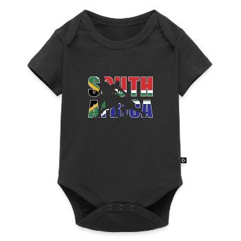 South Africa Rugby - Baby Premium short-sleeve bodysuit - black - Front