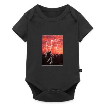 Orages Wetterfrosch cadeau - Body à manches courtes Premium Bébé - noir - Devant