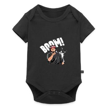 Boom Basketball Coach Cadeau - Body à manches courtes Premium Bébé - noir - Devant