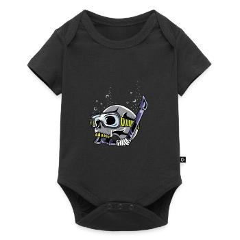Skull Diving Cave Diver Poison - Body à manches courtes Premium Bébé - noir - Devant