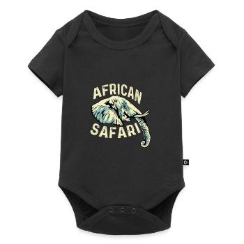 Safari Africain Amoureux des Animaux Poison - Body à manches courtes Premium Bébé - noir - Devant