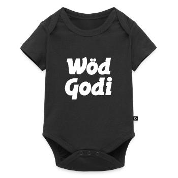 Wöd Godi Tolle Godi Taufpatin Österreich Sprüche - Baby Premium Kurzarmbody - Schwarz - Vorne