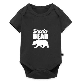 Dada Bear Loving Father Poison - Body à manches courtes Premium Bébé - noir - Devant