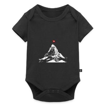 Matterhorn - Baby Premium Kurzarmbody - Schwarz - Vorne