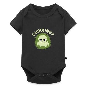 Câliner? Poison doux et aimant - Body à manches courtes Premium Bébé - noir - Devant