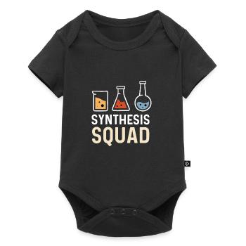 Synthesis -Kader Chemiker Geschenk - Baby Premium Kurzarmbody - Schwarz - Vorne