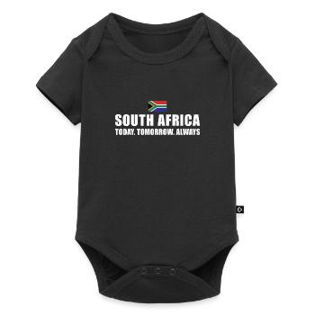 South Africa No Helmets No Pads South Africa Rugby - Baby Premium short-sleeve bodysuit - black - Front
