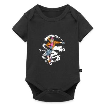 Breakdance Girl Dance Chorégraphe Cadeau - Body à manches courtes Premium Bébé - noir - Devant
