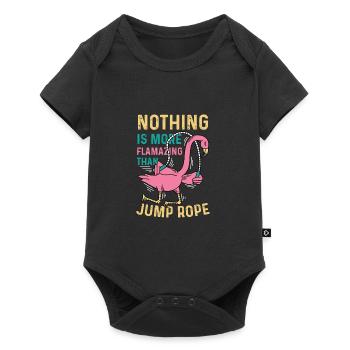 More Flamazing Fitness Fanatic Gift - Baby Premium short-sleeve bodysuit - black - Front