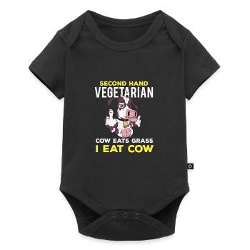 Meat Lovers Funny Quote Ketogenic Meat - Baby Premium short-sleeve bodysuit - black - Front