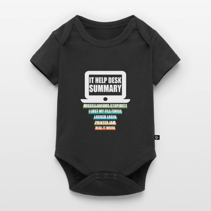 Lustig IT Help Desk Tech Support Helpdesk Computer Baby Premium Kurzarmbody