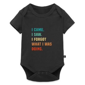Vintage, I came, I saw that I verge - Baby Premium short-sleeve bodysuit - black - Front