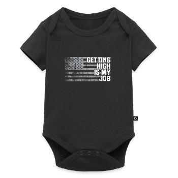 Arborist Logger Lumberjack Lustiger Baumchirurgen - Baby Premium Kurzarmbody - Schwarz - Vorne