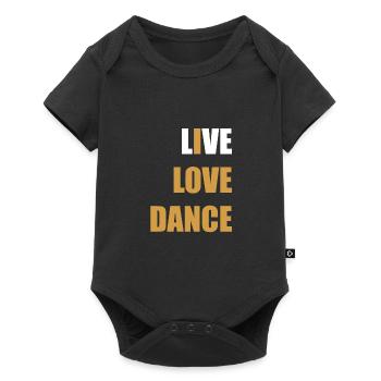 I love dance funny dance teacher - Baby Premium short-sleeve bodysuit - black - Front