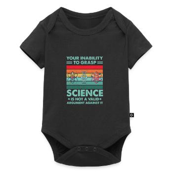 Destgiertes retro your inability to - Baby Premium short-sleeve bodysuit - black - Front