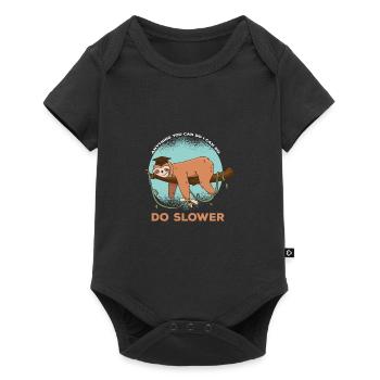 Anything you can make funny quote can - Baby Premium short-sleeve bodysuit - black - Front
