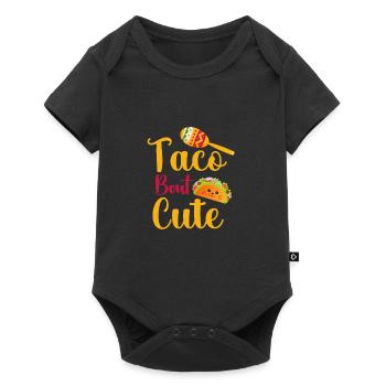 Taco Cat- Jugendjunge Mädchen Taco ta - Baby Premium Kurzarmbody - Schwarz - Vorne