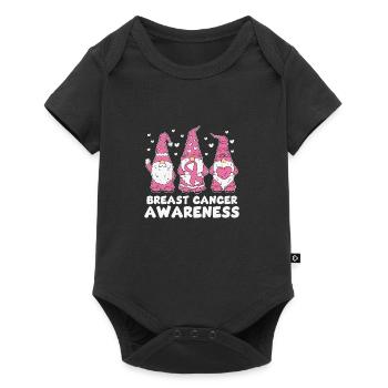 Gnome’s breast cancer awareness peace lovers geg - Body à manches courtes Premium Bébé - noir - Devant
