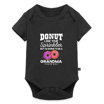 Je vais être une grand-mère femelle gestation mouton - Body à manches courtes Premium Bébé - noir - Devant