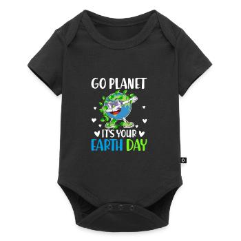 GO Planet It's Your Earth Day World Sunglasses - Baby Premium short-sleeve bodysuit - black - Front