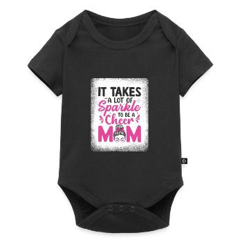 Es braucht viel Funkeln, um eine Jubelmutter zu se - Baby Premium Kurzarmbody - Schwarz - Vorne