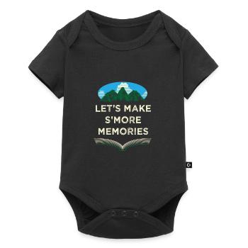 Let's Smore Memories Camping Camping Camp - Baby Premium short-sleeve bodysuit - black - Front