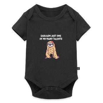 Sarcasm just one of my many talents funny - Baby Premium short-sleeve bodysuit - black - Front