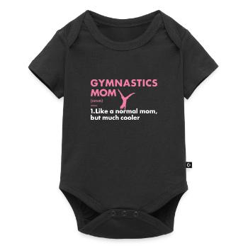 Sport Mom Gymnastics - Baby Premium short-sleeve bodysuit - black - Front