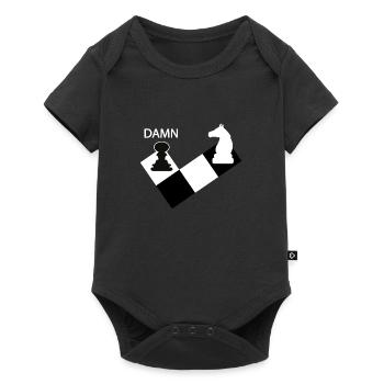 chess - Baby Premium short-sleeve bodysuit - black - Front