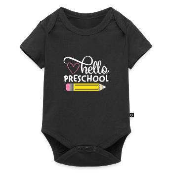 Bonjour préscolaire - Body à manches courtes Premium Bébé - noir - Devant