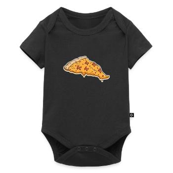 Math Pizza Pi - Baby Premium Kurzarmbody - Schwarz - Vorne
