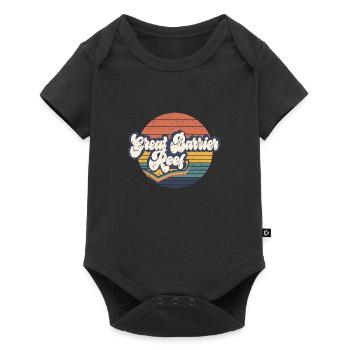 Great Barrier Reef - Baby Premium short-sleeve bodysuit - black - Front