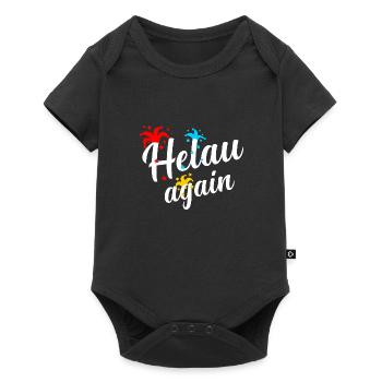 Helau, Fasching, Karneval, Fasnacht, Fasnet - Baby Premium Kurzarmbody - Schwarz - Vorne