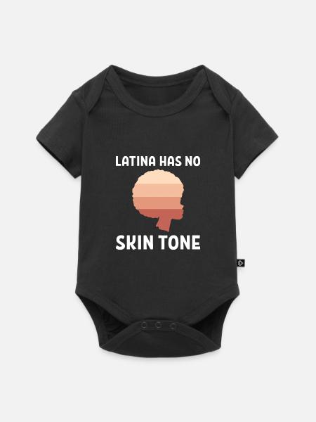 Afro Latina - Baby Premium Kurzarmbody - Schwarz