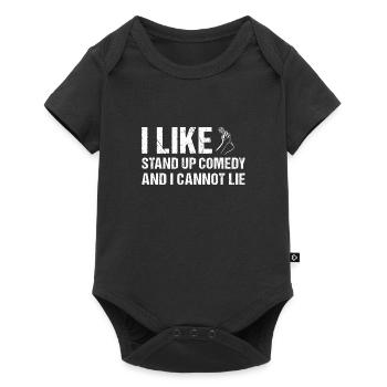 Comédien J’aime Comédie Stand Up - Body à manches courtes Premium Bébé - noir - Devant