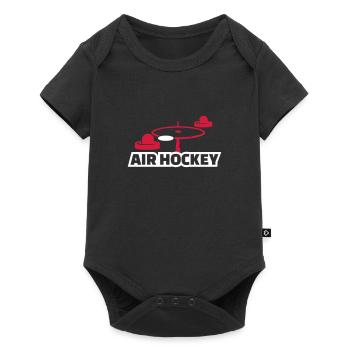 Air hockey - Body à manches courtes Premium Bébé - noir - Devant