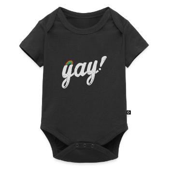 Yay Gay - Body à manches courtes Premium Bébé - noir - Devant