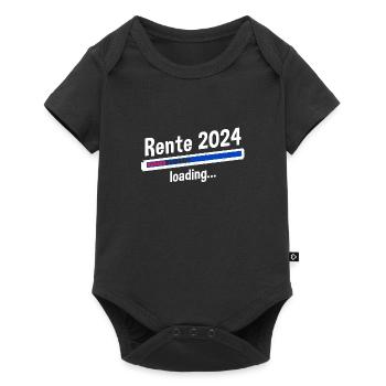 Rente 2024 Loading... Rente 2024 - Baby Premium Kurzarmbody - Schwarz - Vorne