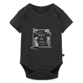 Rat's The Way Coffee House Style Rat Wordplay - Baby Premium short-sleeve bodysuit - black - Front