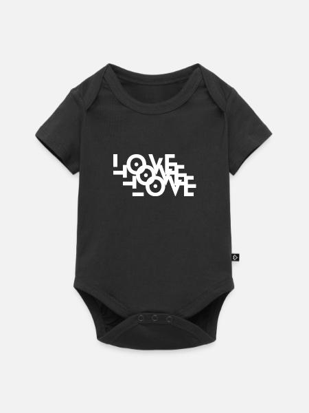 SUMMER - Baby Premium Kurzarmbody - Schwarz