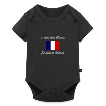I come from France II / Je viens de France II - Body à manches courtes Premium Bébé - noir - Devant