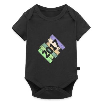 Année 2017 - Body à manches courtes Premium Bébé - noir - Devant