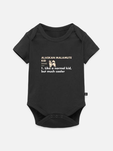Alaskan Malamute Kid Definition - Baby Premium kortärmad bodysuit - svart