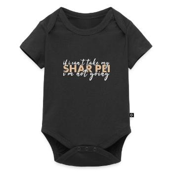 Prends mon Shar Pei, je n’y vais pas - Body à manches courtes Premium Bébé - noir - Devant