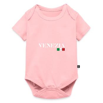 VENISE VENEZIA ITALIA ITALIE VACANCES (f) - Body à manches courtes Premium Bébé - rose - Devant